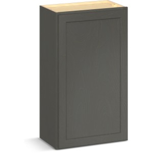 RELIABILT Parkstone II Wall Cabinet, Slate Stained, 21" W, 1 Door, Fully Assembled - 641442 | Lowe's Pro Supply